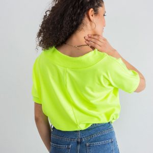 Fluo yellow blouse Lemontree