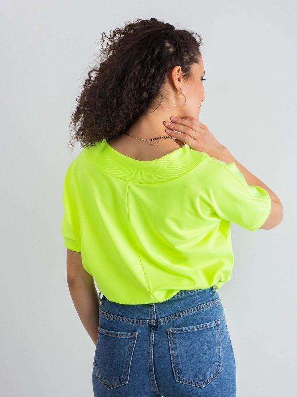 Fluo yellow blouse Lemontree