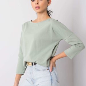 Fiona Pistachio Blouse