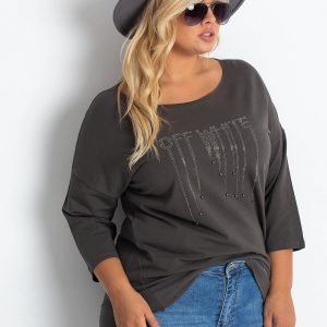 Graphite blouse plus size Stories