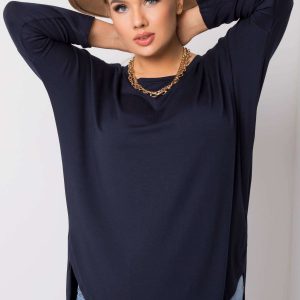 Navy blue blouse Reina