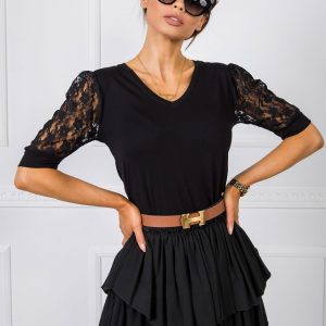 Black blouse Angel RUE PARIS