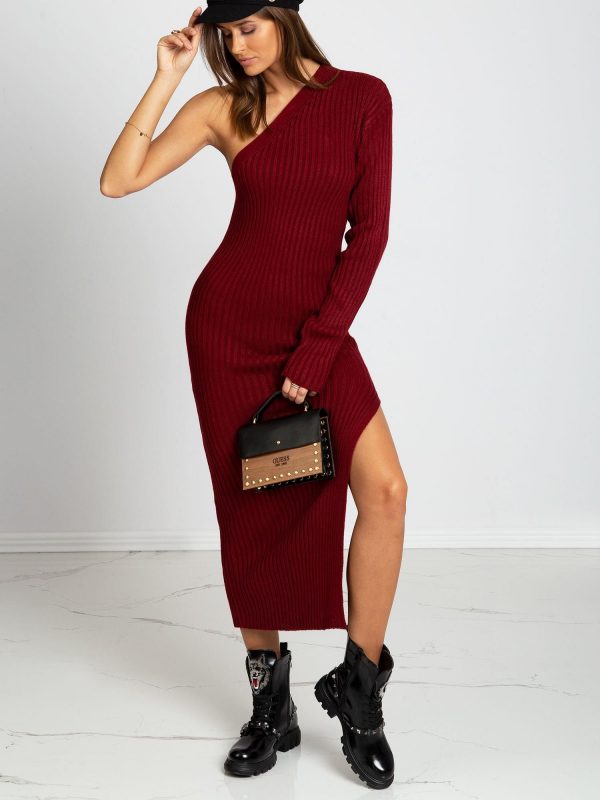 Burgundy Amber dress