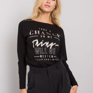 Black blouse with Narisa inscription