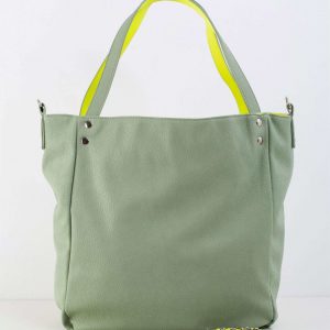 Light Green Large Shoulder Bag