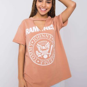 Camel t-shirt with print Cordoba