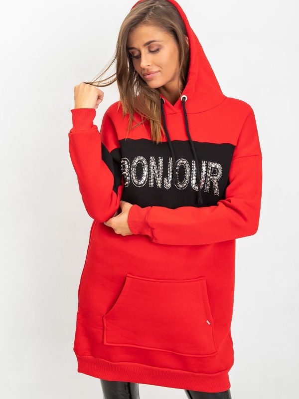 Red and black Bonjour dress