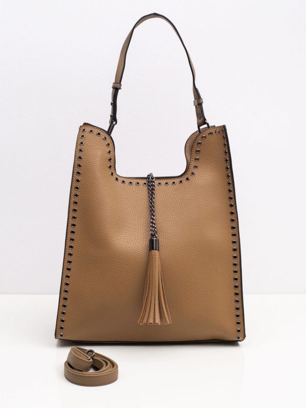 Light Brown Urban Shoulder Bag