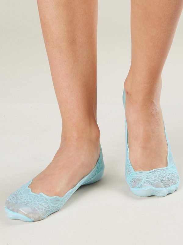 Light Blue Lace Foot