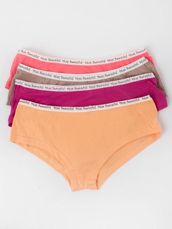 Colorful Cotton Panties 4-Pack