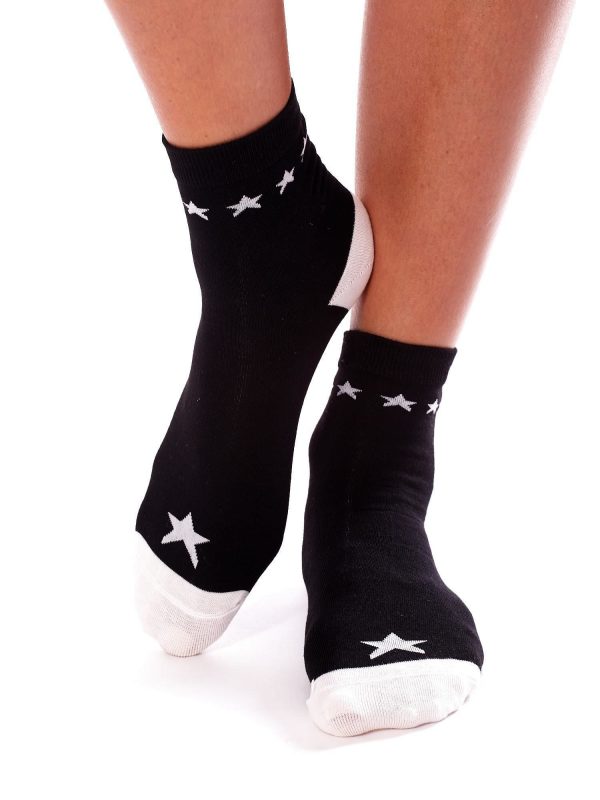 Socks in stars black 3-pack