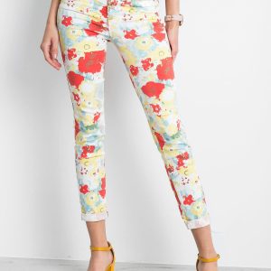 Pale Yellow Artistic Pants