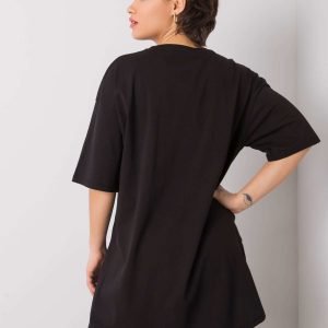 Black cotton t-shirt Noor RUE PARIS