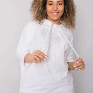 White blouse with Elisabetta applique