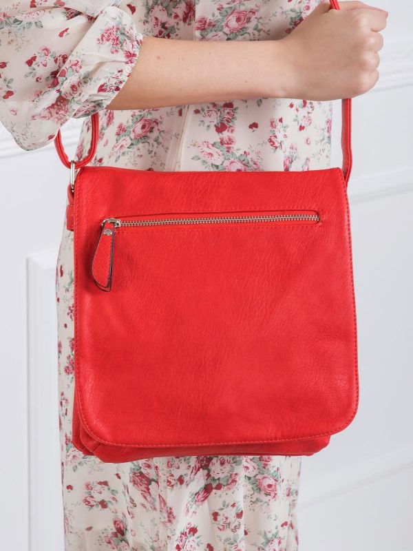 Women's Red Messenger