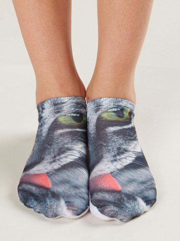 Women's Short Socks with Print