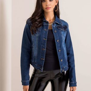 Navy blue denim jacket Brenda