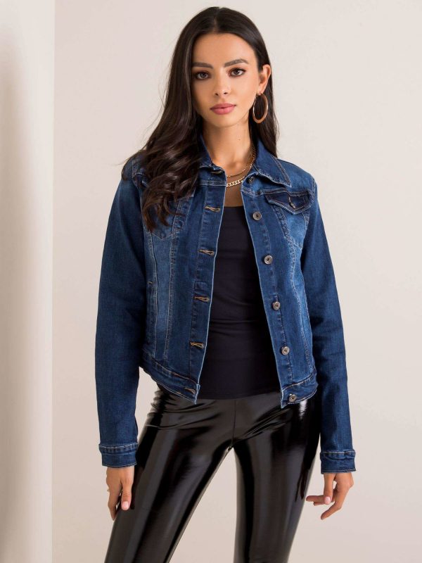 Navy blue denim jacket Brenda