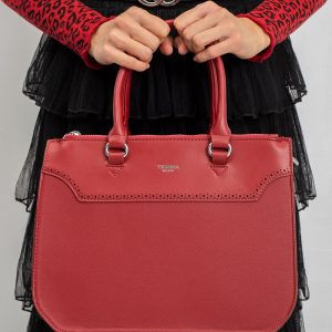 Dark Red Women's Eco Leather Bag