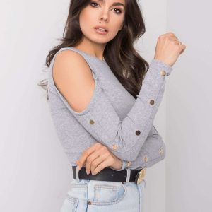 Gray blouse Nadia