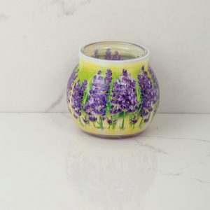 Lavender scented candle