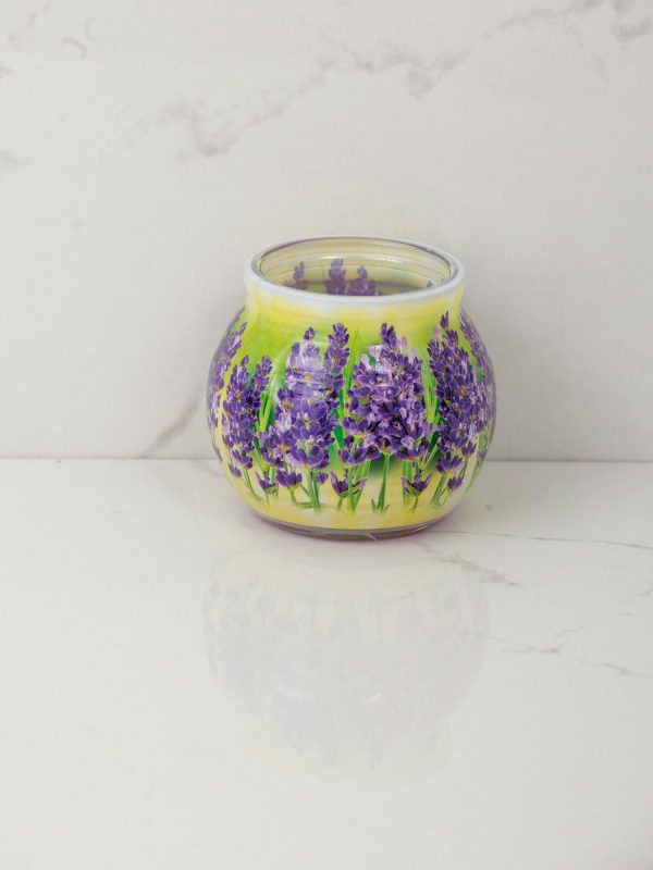 Lavender scented candle