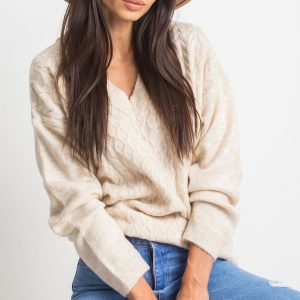 RUE PARIS Light Beige Sweater Chill