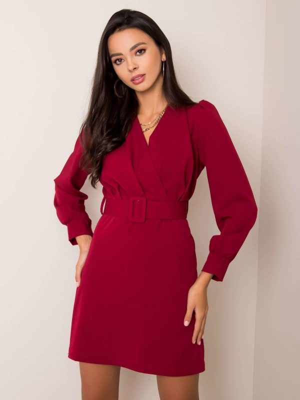 Burgundy Maisa dress