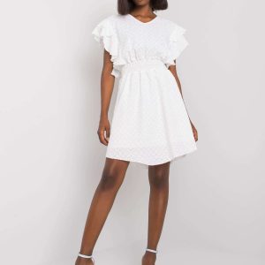 White Kharisse Cotton Dress