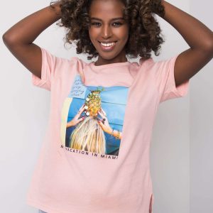 Pale Pink Lotta Cotton Women's T-Shirt