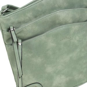 Light green eco leather bag