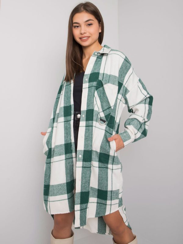 Tiannah Women's Green Long Shirt