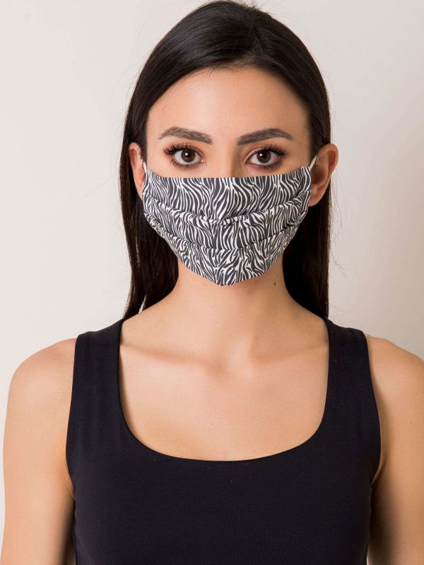 White and black reuse mask