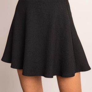 Black skirt with belt BSL