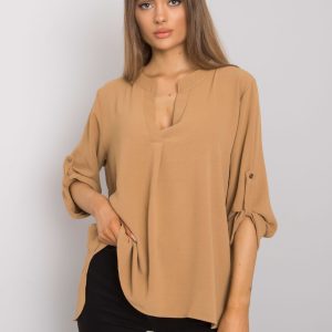 Camel Oversize Portland Blouse