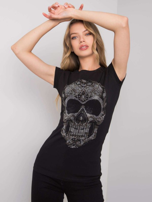 Black T-shirt with Skull