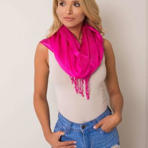 Fuchsia Women's Scarf with Fringe