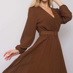 Beatrice Brown Dress