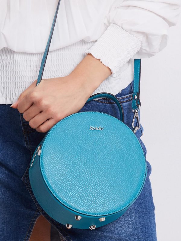 Marine Round Leather Handbag