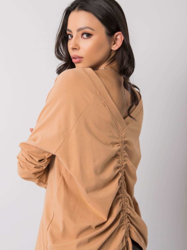 Camel blouse Gabriella RUE PARIS