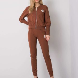 Brown sweatsuit set Venice