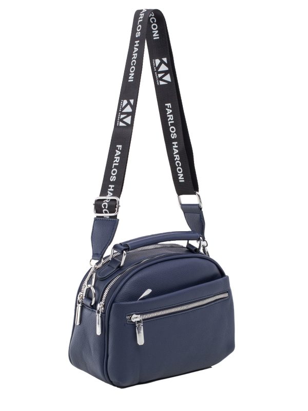 Navy blue urban women's handbag