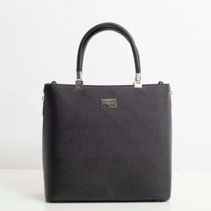 Black saffiano bag