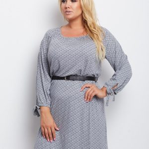 Grey Nebraska Plus Size Dress