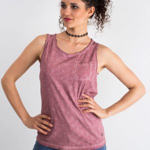 Dark Pink Romance Top