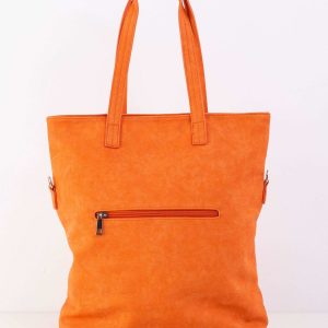 Orange Urban Bag with studs