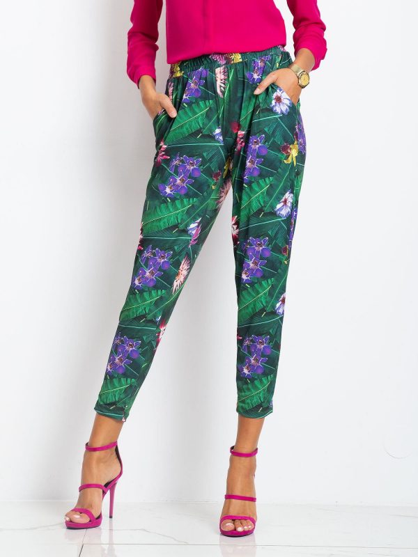 Tropical Green Pants