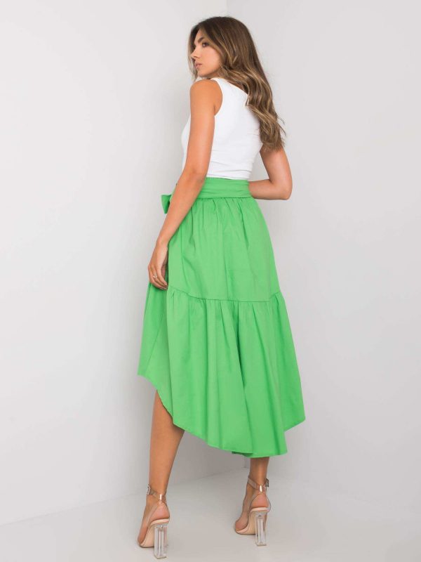 Green asymmetrical skirt Shayna RUE PARIS