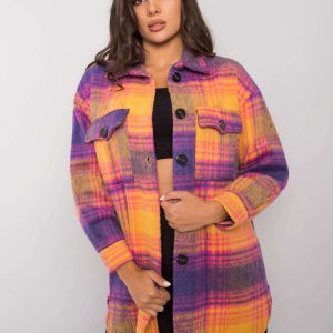 Mustard Pink Warm Yomme Plaid Shirt