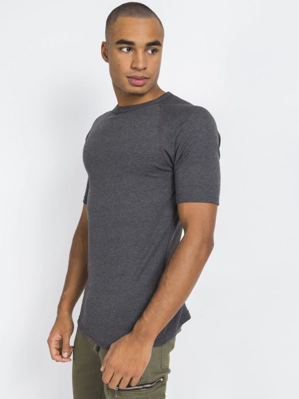 Dark Grey Men's Thermal T-Shirt